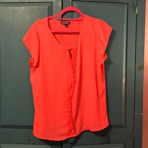 Coral colored express shirt